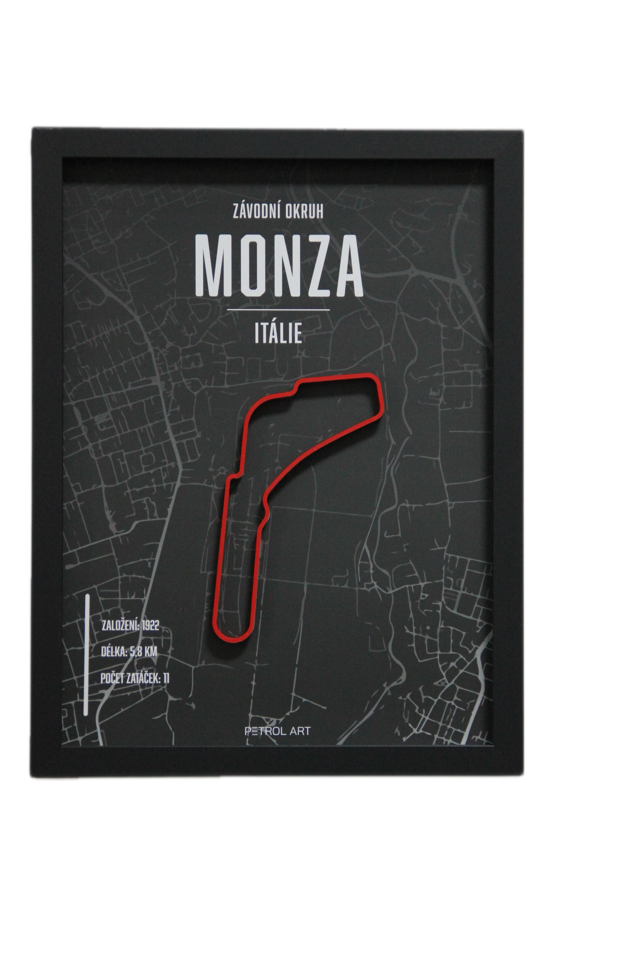 3D obraz závodní okruh Monza