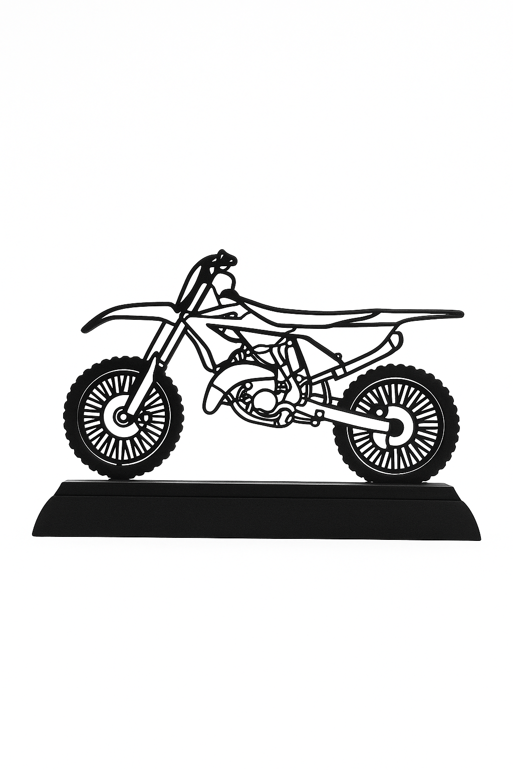 YZ125 model - silueta se stojánkem