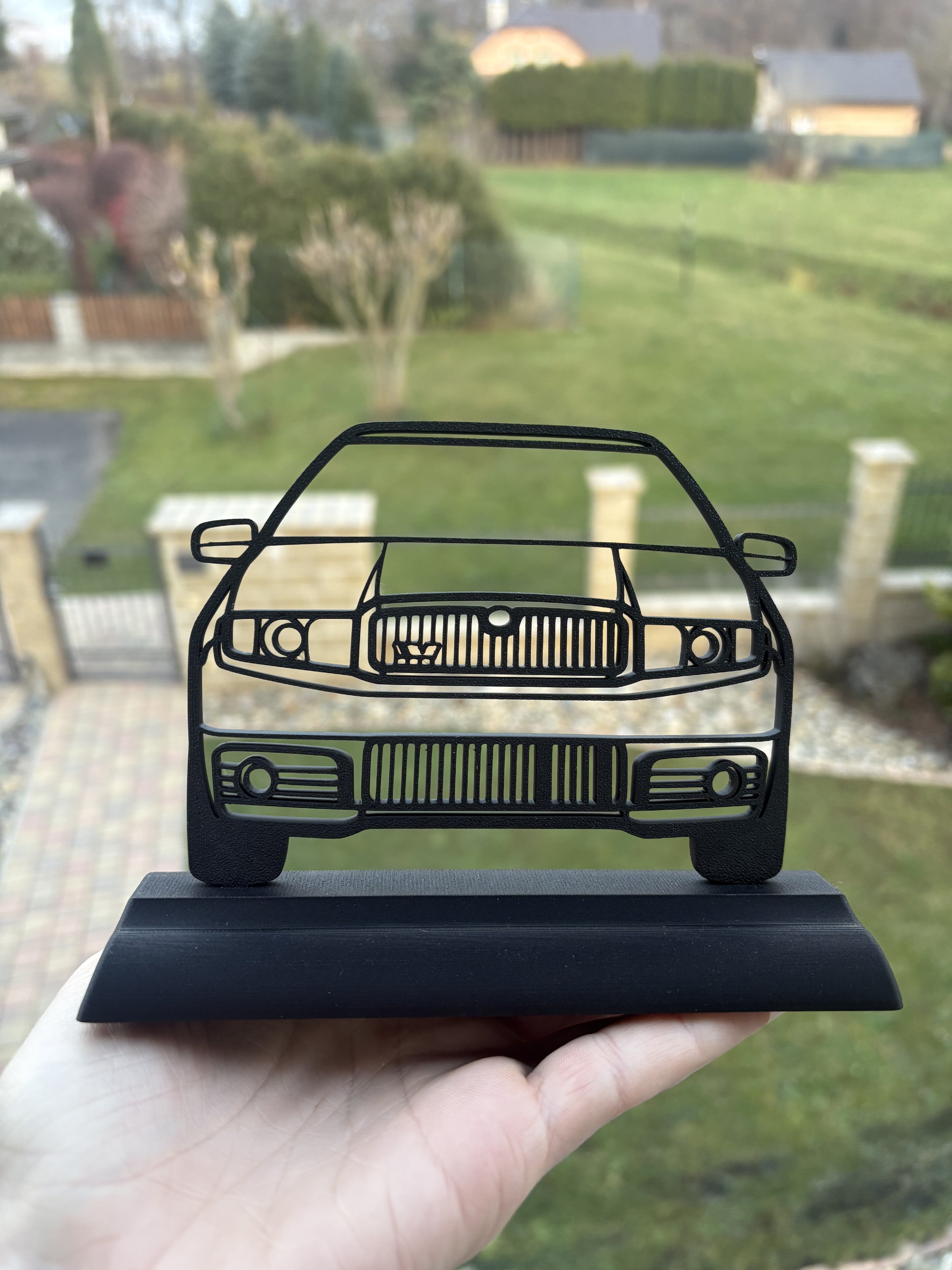 Fabia RS - silueta se stojánkem