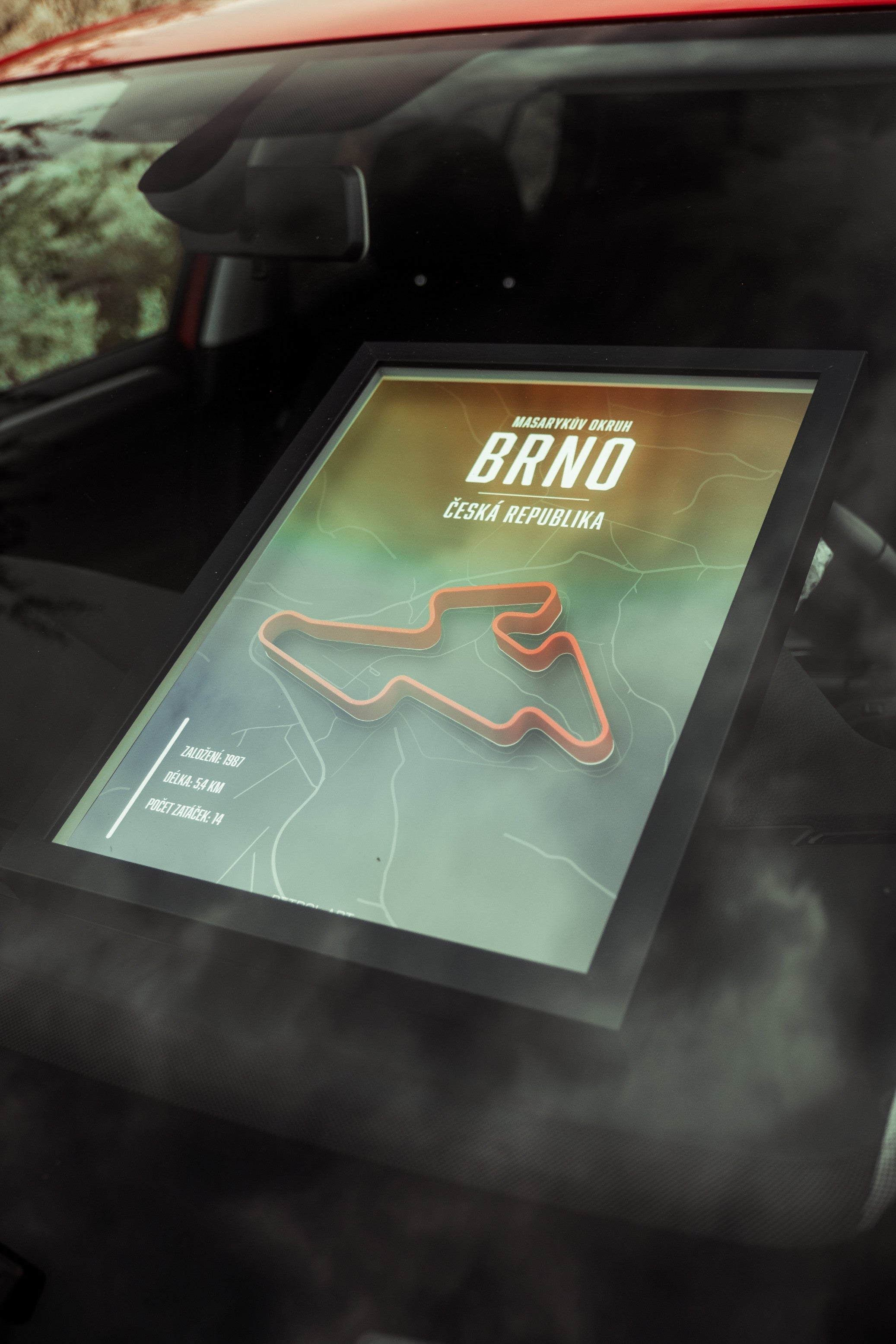 3D obraz Masarykův okruh Brno