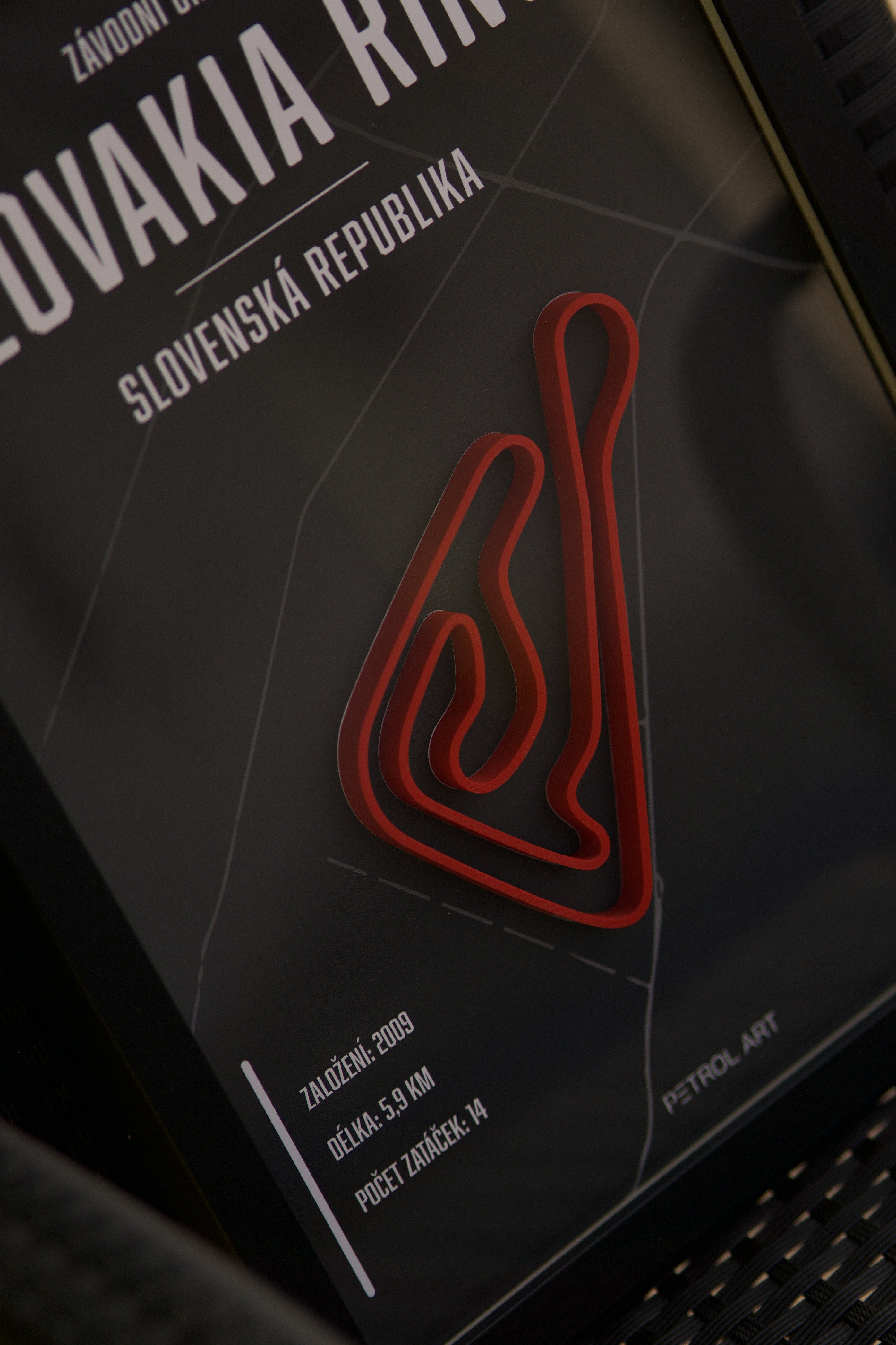 3D obraz závodní okruh Slovakia ring