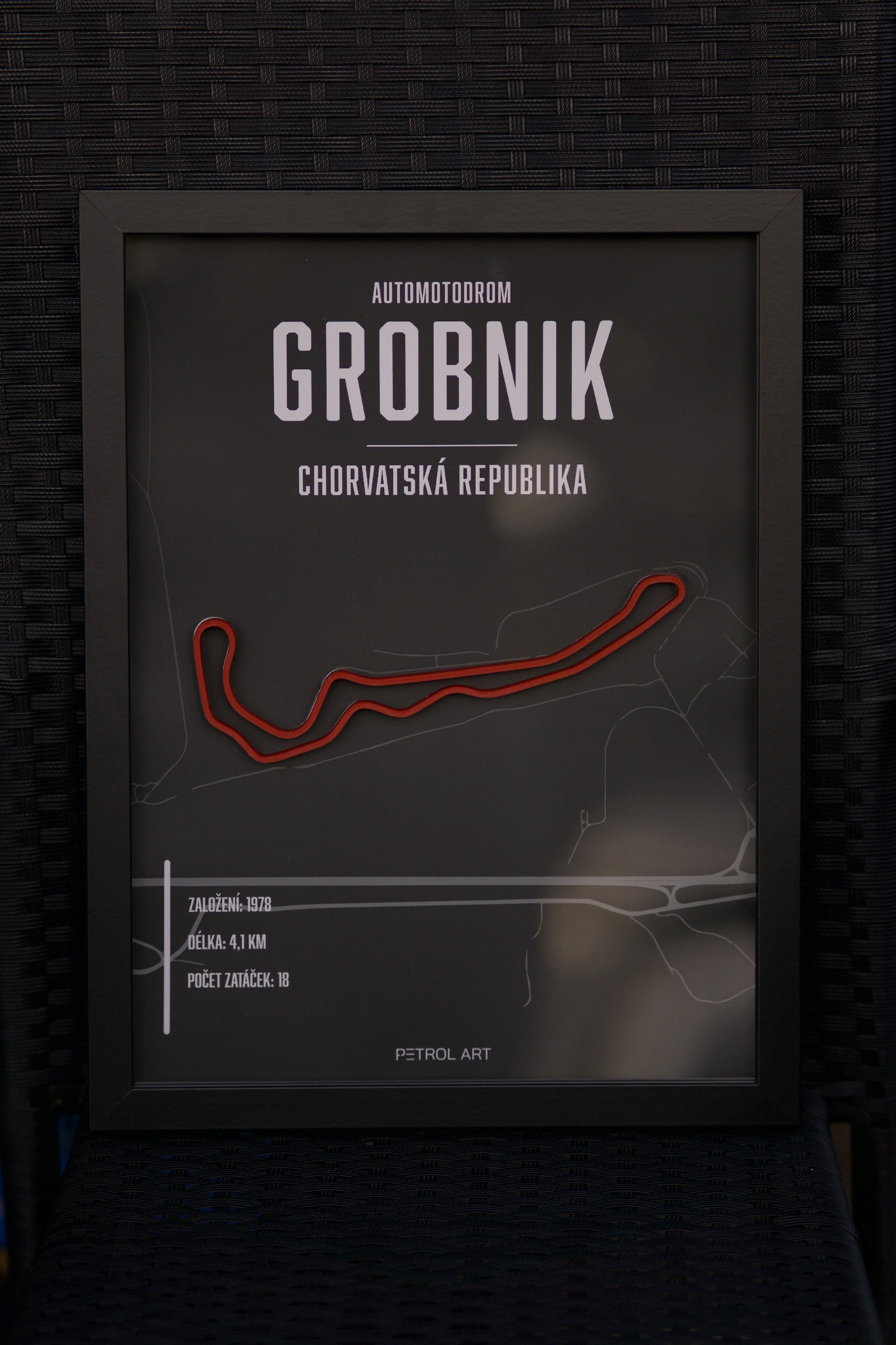 3D obraz Automotodrom Grobnik