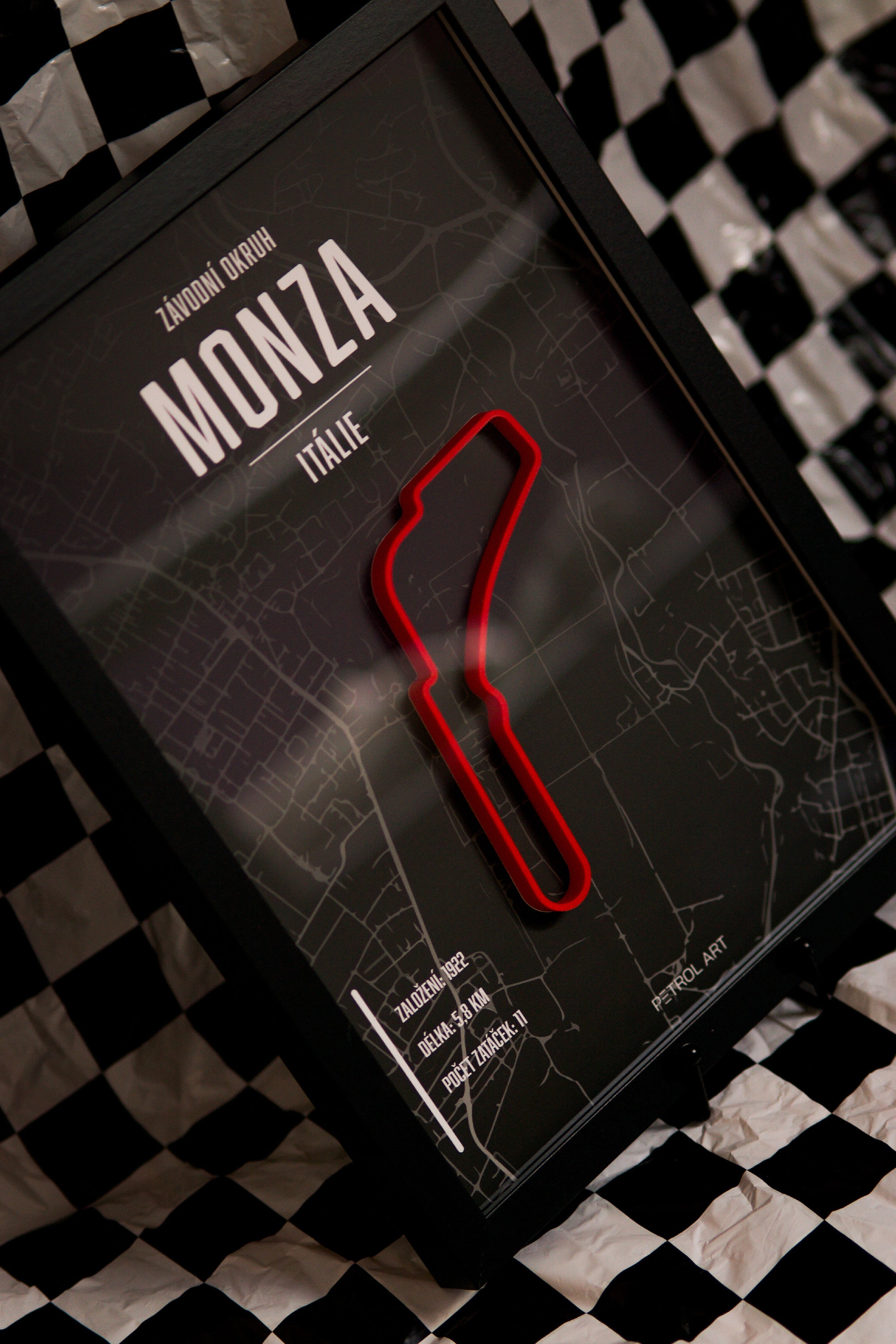 3D obraz závodní okruh Monza