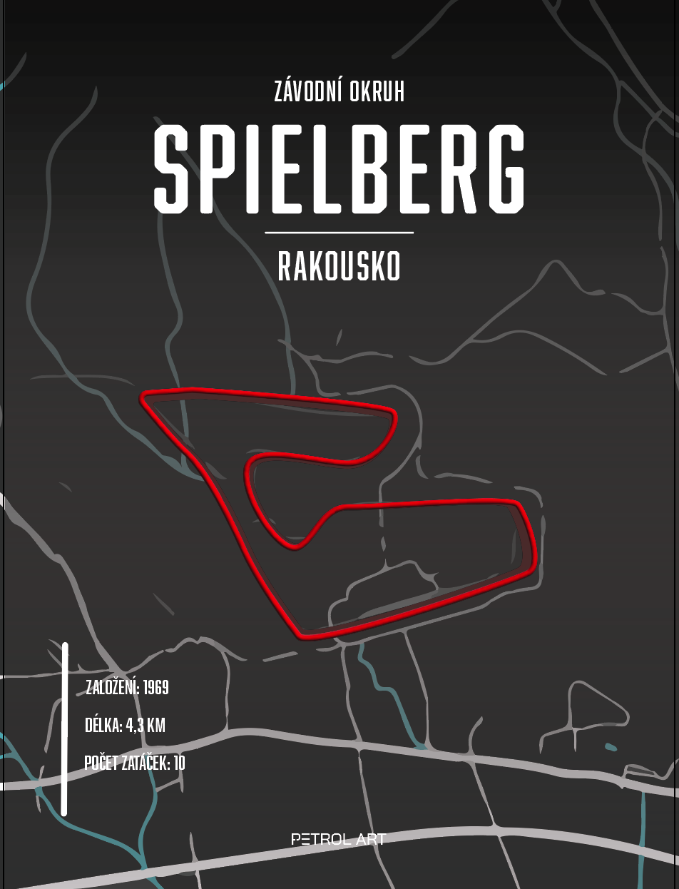3D obraz závodní okruh Spielberg